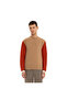 Brown Crew Neck Wool Sweater M401325565-42 - 4