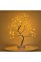 LED Tree With Touching Switch Button White/Silver 33x4x17cm