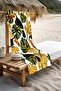 Digital Printing Beach Sea Towel Leaf Patterned Peshtemal Hvl0178 - 3
