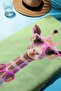Digital Print Beach Sea Towel Giraffe Patterned Peshtamal Hvl0133 - 2