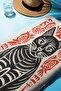 Digital Printing Beach Sea Towel Cat Patterned Peshtamal Hvl0139 - 2