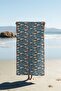 Digital Printing Beach Sea Towel Fish Patterned Peshtamal Hvl0070