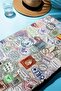 Digital Printing Beach Sea Towel Postage Stamp Patterned Peshtamal Hvl0081 - 2
