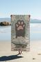 Digital Printing Beach Sea Towel Paw Patterned Peshtamal Hvl0077