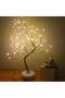 LED Tree With Touching Switch Button White/Silver 33x4x17cm - 6