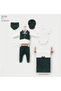 0-3 Months Baby Boy Newborn Vest Model 7-Piece Blanket Hospital Release Zibin Set - 2