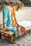 Digital Printing Beach Sea Towel Beach Patterned Peshtamal Hvl0030 - 3