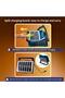 800W Solar Emergency Work Light – Split Panel, 10×18650 Battery, Stepless Dimming, IP66 LED Lamp - 4