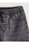Gray Elastic Waist Boys' Jogger Jean Trousers - 2