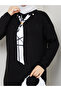 Knitwear Tunic with Scarf - 3