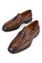 , Men's Genuine Leather Shoes 153745Z27650 Red Brown - 5