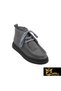 Women's Gray Genuine Suede Boots 505320061-1 - 3
