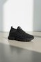Women's Sneakers Black Sports Casual Orthopedic Comfortable Sole Mesh Lace-Up