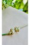 Xuping Mini Hoop Earrings with Stones - 2