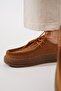Polet Rubber Sole Women's Genuine Leather Shoes Tan Nubuck - 2