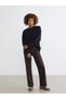 Crew Neck Oversize Women's Knitwear Sweater (W5) - 2