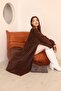 Women's Fuzzy Soft Long Knit Cardigan - 5