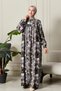 Winter Thick Fabric Plaid Plain Fabric Tesseture Clothing from Plain Robadan Mother's Dress Prayer Dress - 2