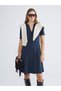 Özmarka New Season V-Neck Waist-Fitted Dress - 3