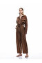 High Waist Pleated Detail Pocket Modal Fabric Wide Leg Pants - 2