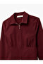 Long Sleeve Crop Corset Detailed Zippered Shirt - 5