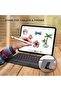 Wireless Bluetooth Keyboard with Touchpad, 7-Color Backlit, 10-inch Universal - 4