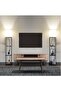 63" Floor Lamp with Shelves, 3 Adjustable Color Temperatures - Black - 3