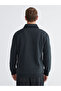 Özmarka New Season Polo Collar Men's Thick Sweatshirt - 4