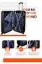 Hard Side ABS 4-Wheel Spinner Luggage Set (20/24/28/32) - (4-Piece, Black) - 4