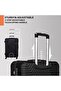 Hard Side ABS 4-Wheel Spinner Luggage Set (20/24/28/32) - (4-Piece, Black) - 3