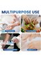 SNH Packing Vinyl Disposable Gloves, Medium, 100 Pieces, Clear - Latex Free, Powder-Free, Food Safe - 6