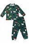 Boy's Pajama Set with Elastic Waist Green