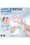 SNH Packing Vinyl Disposable Gloves, Medium, 100 Pieces, Clear - Latex Free, Powder-Free, Food Safe - 5