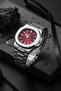 Petak Silver Case Silver Band Blue Dial Luxury Men's Wristwatch