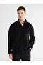 Stand Collar Fleece Men's Sweatshirt