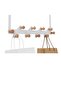 Class Model White 50 cm American Door Hanger Metal Body Decorative Clothes Rack with Wooden Head - 2