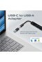 4-In-1 Type-C Sync/Charge Adapter With USB-A Adapter Black - 6