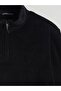 Stand Collar Fleece Men's Sweatshirt - 6