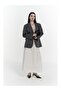 Volda Collar Detail Anthracite Blazer - 4