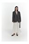 Volda Collar Detail Anthracite Blazer - 3