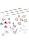 : Clover The Top - 28 pc DIY Jewelry Set, 3 Bracelets, Soft Pastel Beads & Charms - 7