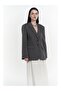 Volda Collar Detail Anthracite Blazer