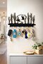 Black Goose and Nature Black Metal Keychain 🦆   Modern Wall Decor Key Holder with Hanger | |   Key Hanger Wall Key Holder Decorative Hanger Key Organizer Entrance Hall Decoration Hallway - 7