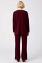 Women's Bottom Top Corded Fabric Knitwear Set Crew Neck Low Sleeve Functional Durable Quality Comfortable - 6