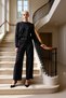 Women's Bottom Top Knitwear Striped Oversized Sweater Pants Set Offers Casual Chic and Sporty in One