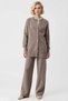 Women's Bottom Top Pearl Button Detailed Crew Neck Long Sleeve Knitwear Cardigan and Pants Set Casual and - 5