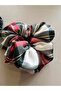 90's Plaid Retro Scrunchie Rubber Band Set of 2 Art - 3