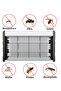 Electric Mosquito Killer & Bug Zapper, UV Light Insect Trap (20W 415x250x70mm) - 2