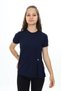 Girls' Crew Neck Short Sleeve Pleated T-Shirt