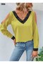 New Season Women's Sequined Off-Shoulder V-Neck Sandy Blouse Sparkling Model - 2